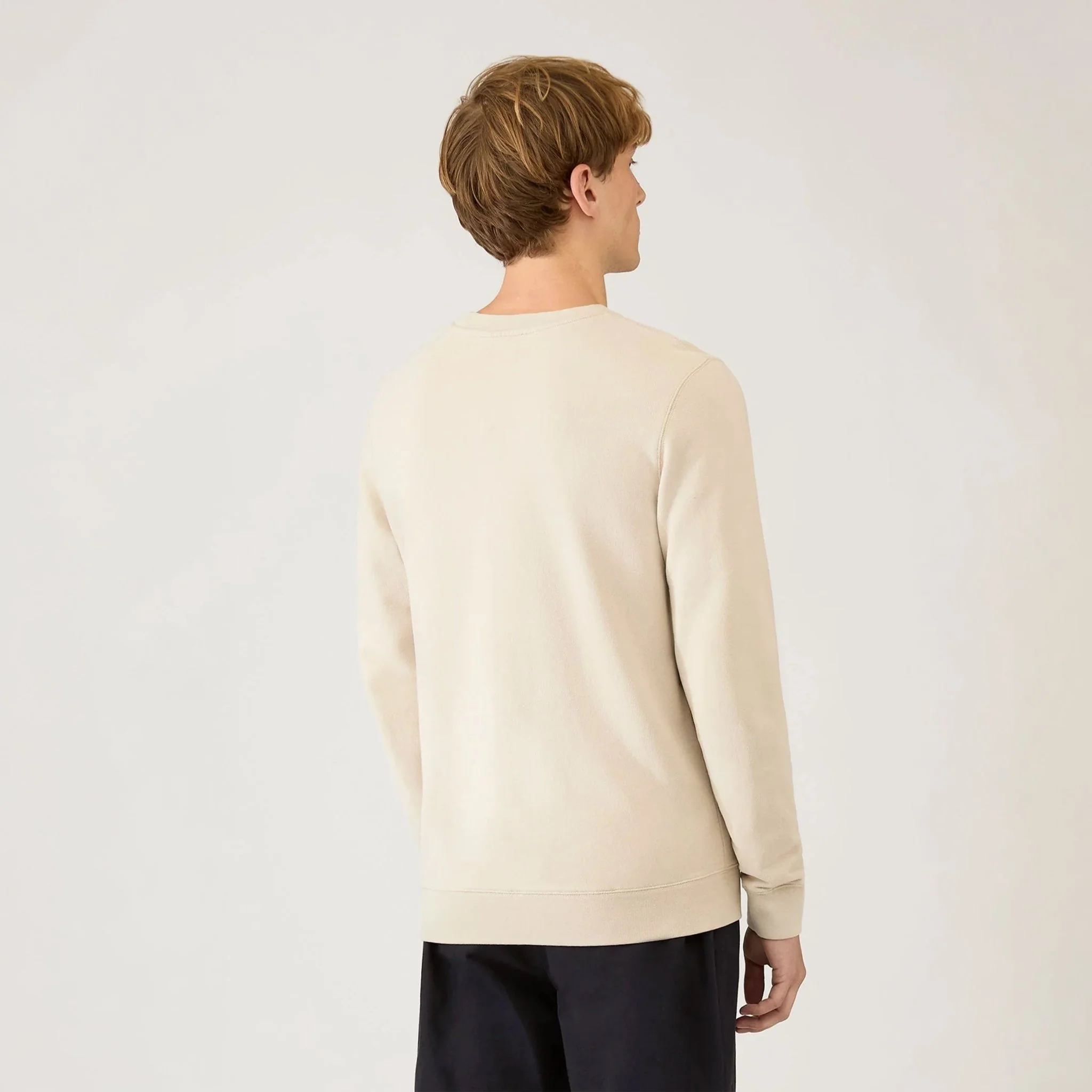 Sunspel Loopback Sweatshirt Hazelwood - Image 5