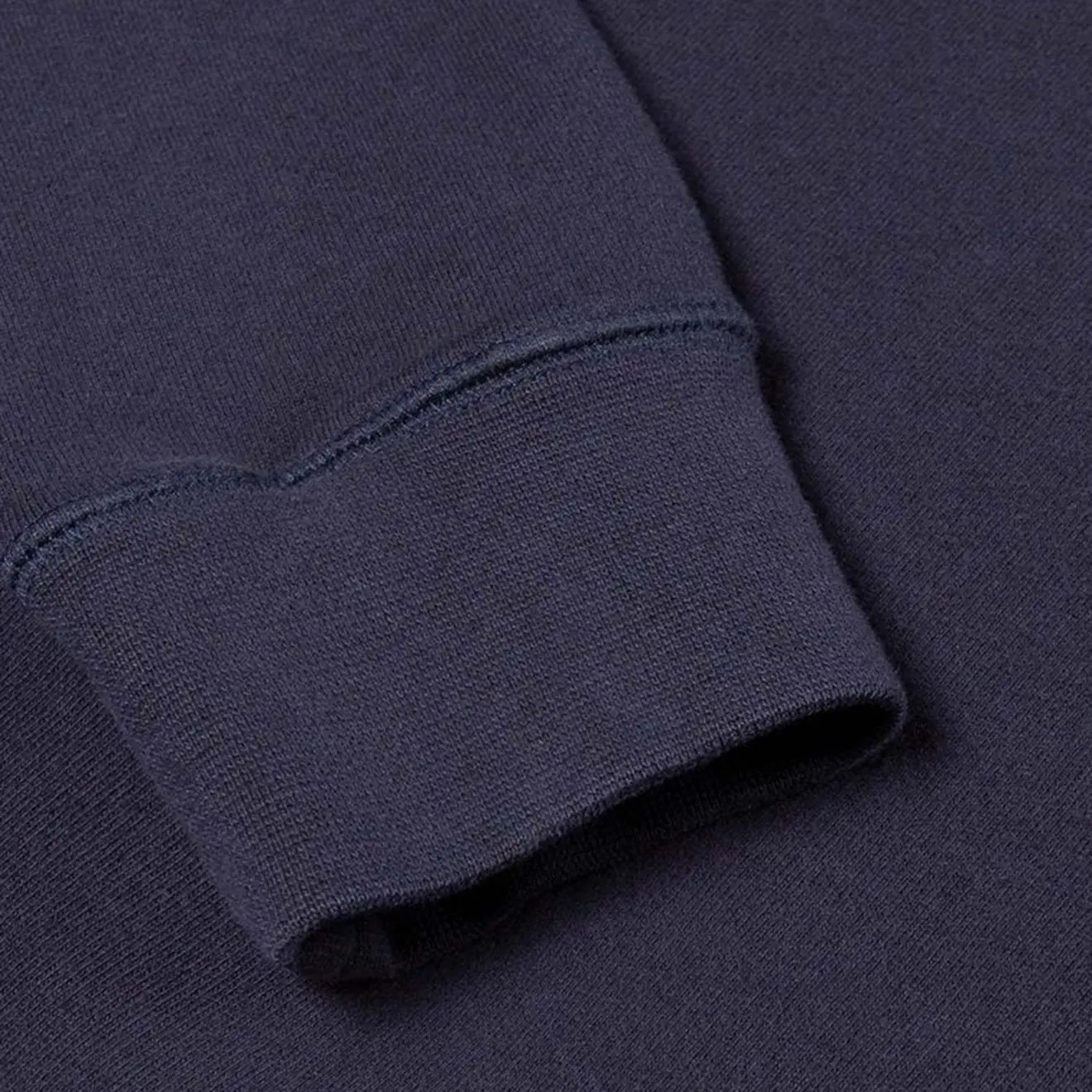 Sunspel Loopback Sweatshirt Navy - Image 3