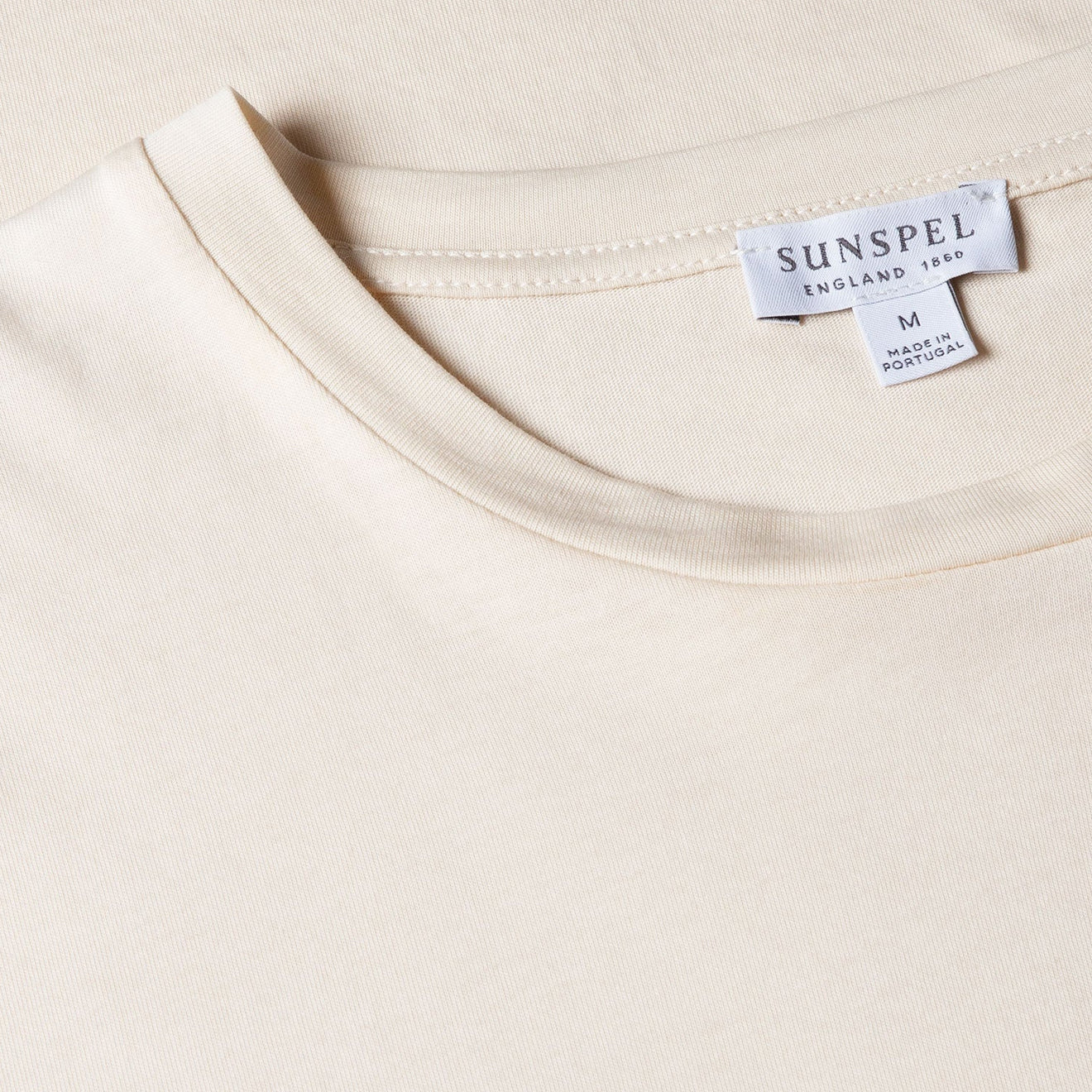 Sunspel Riviera Midweight T-Shirt Undyed - Image 2