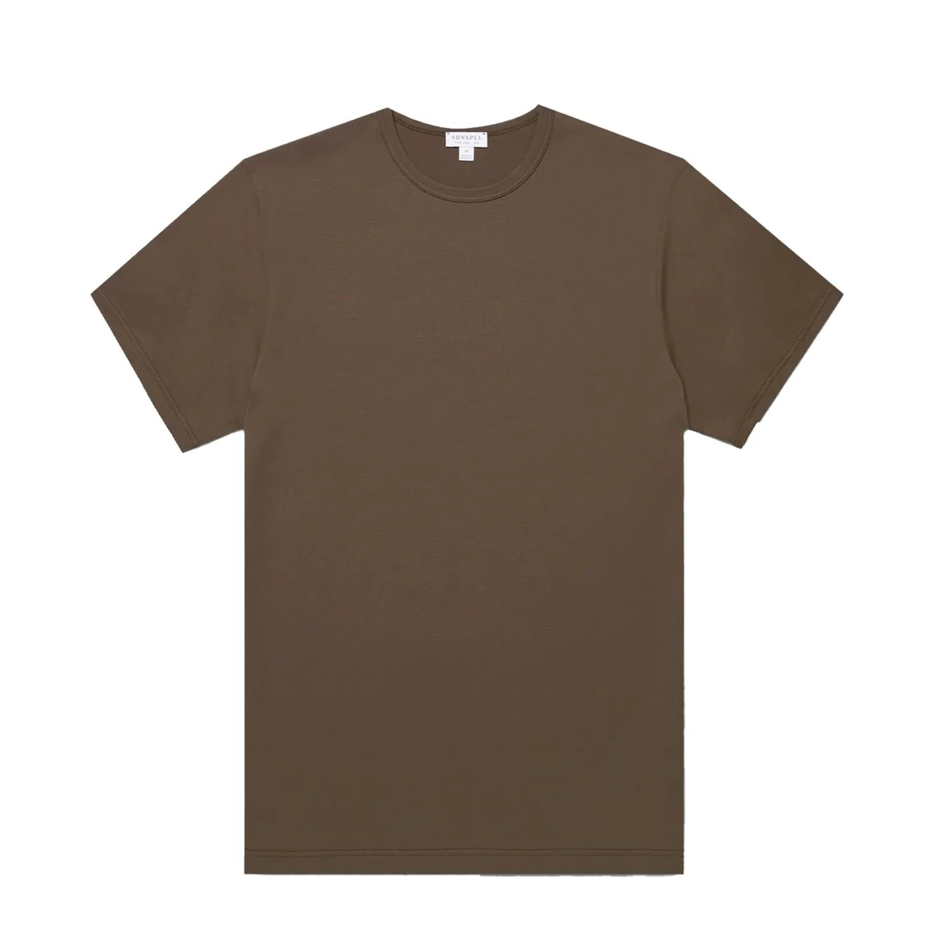 Sunspel S/S Classic T-Shirt Bark