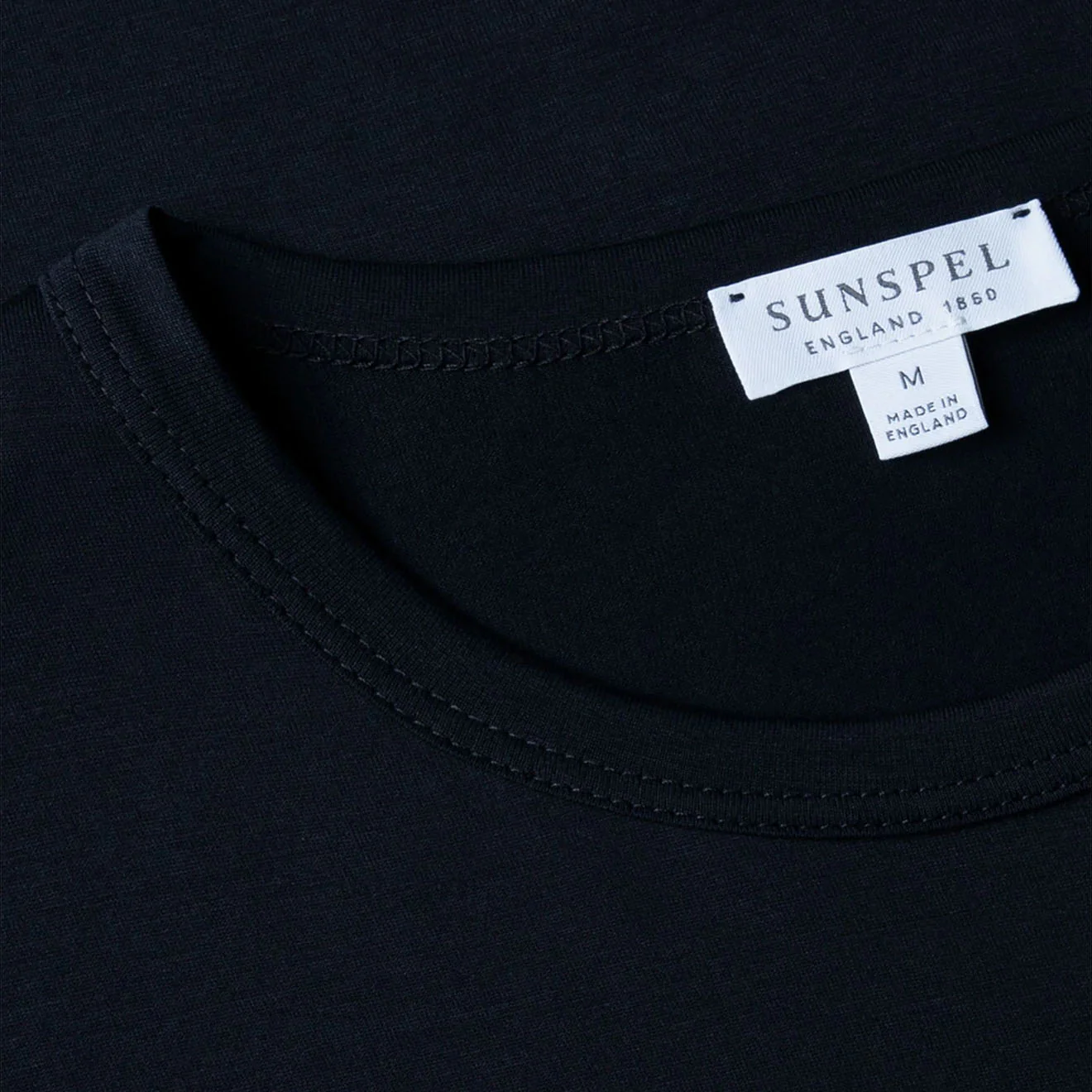 Sunspel S/S Crew Neck Tee Midnight Navy - Image 4