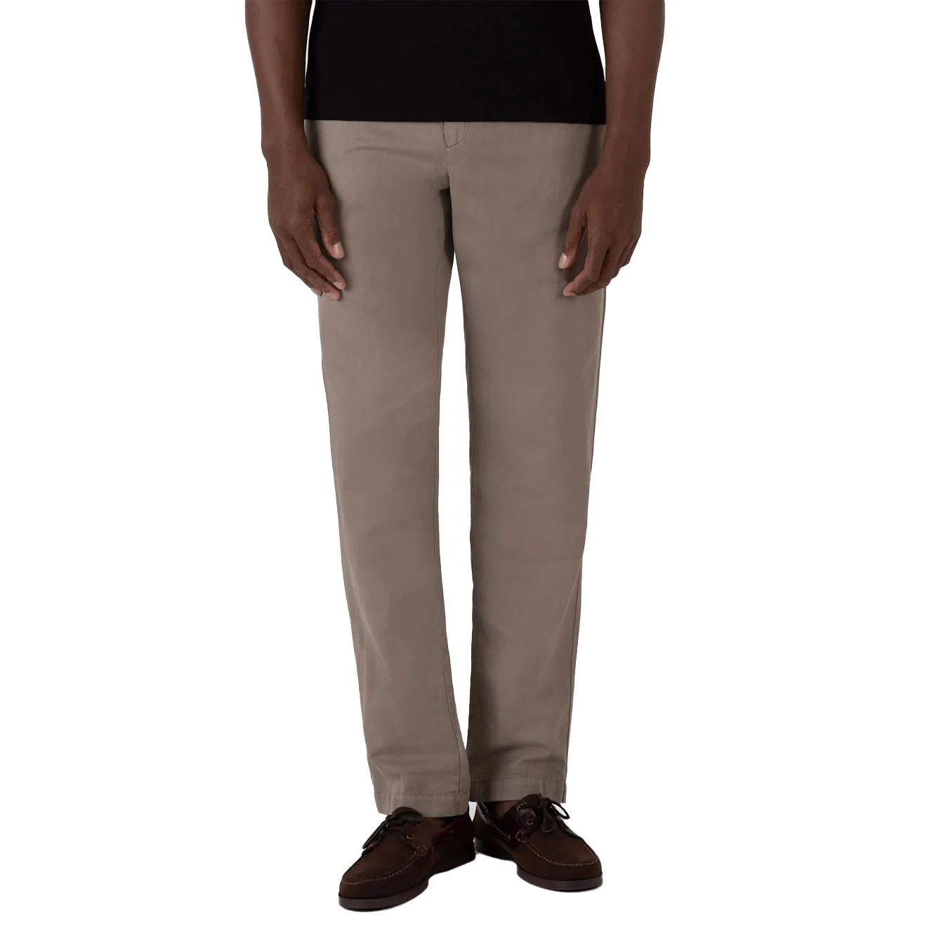 Sunspel Slim Fit Chino Reg Leg Dark Stone - Image 4