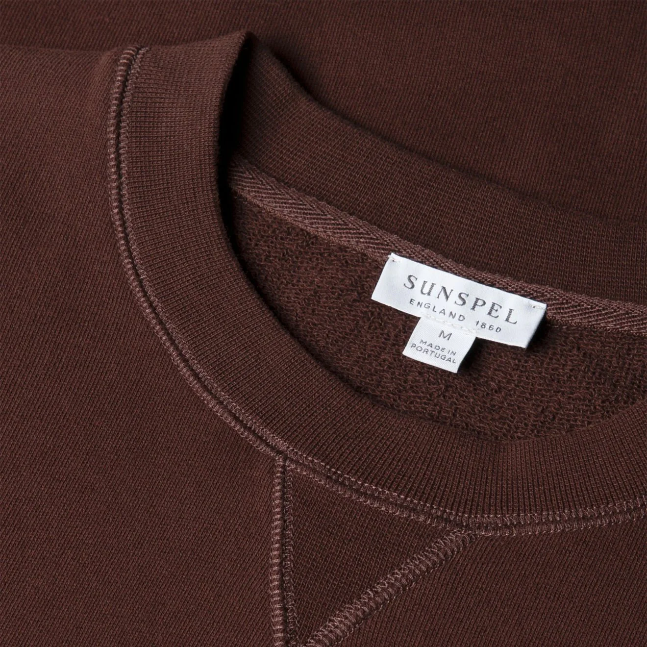 Sunspel Sweatshirt Truffle - Image 4