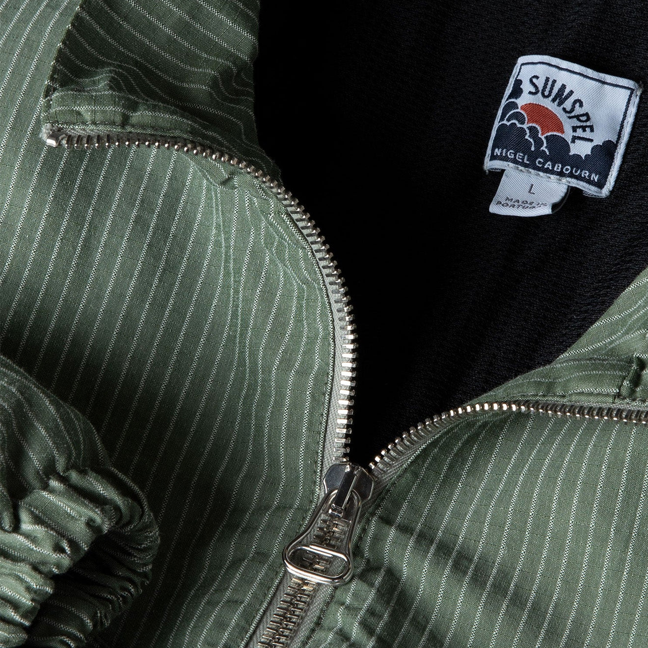 Sunspel x Nigel Cabourn Ripstop Army Jacket Army Green - Image 2