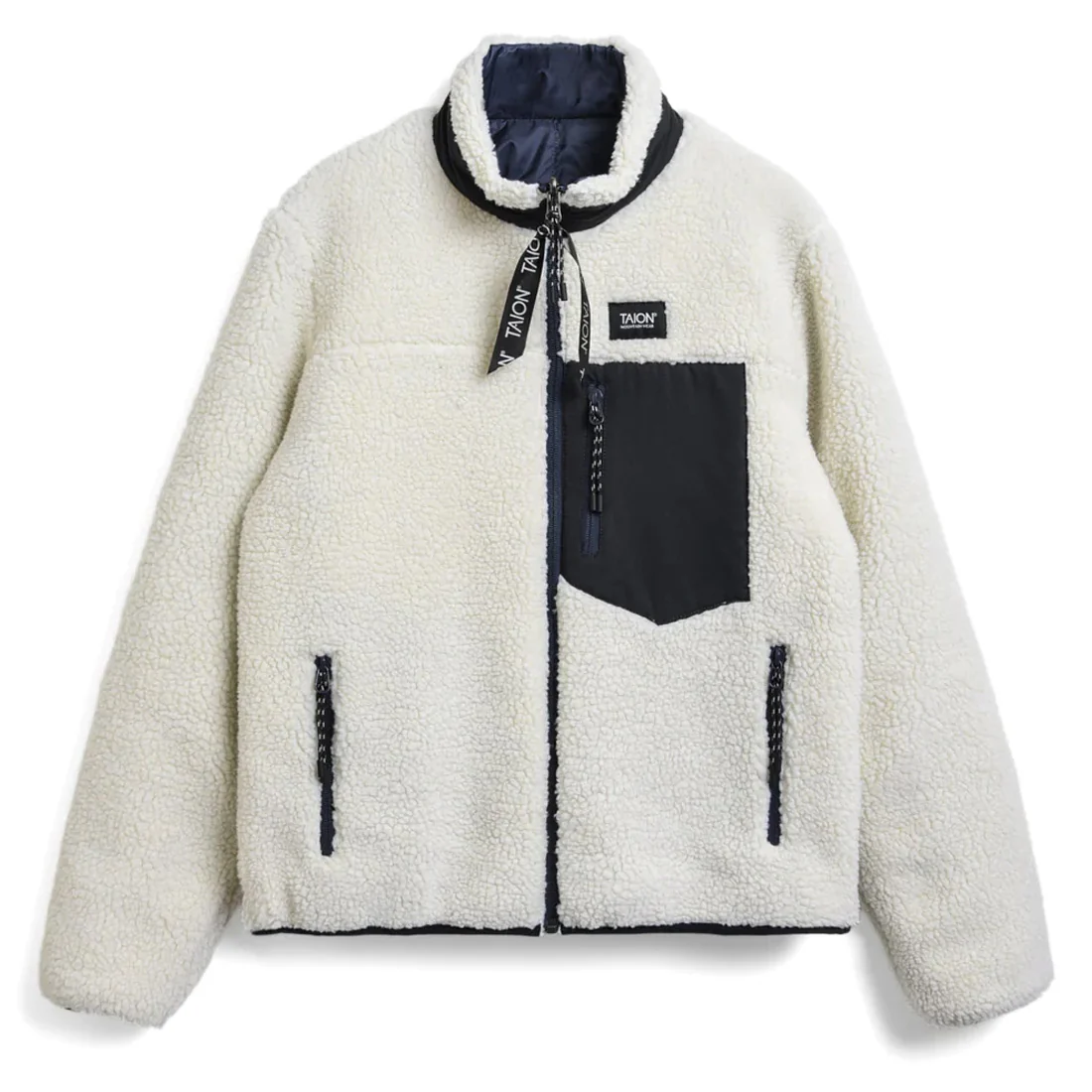 Taion Down x Boa Reversible Jacket Navy / Ivory - Image 2