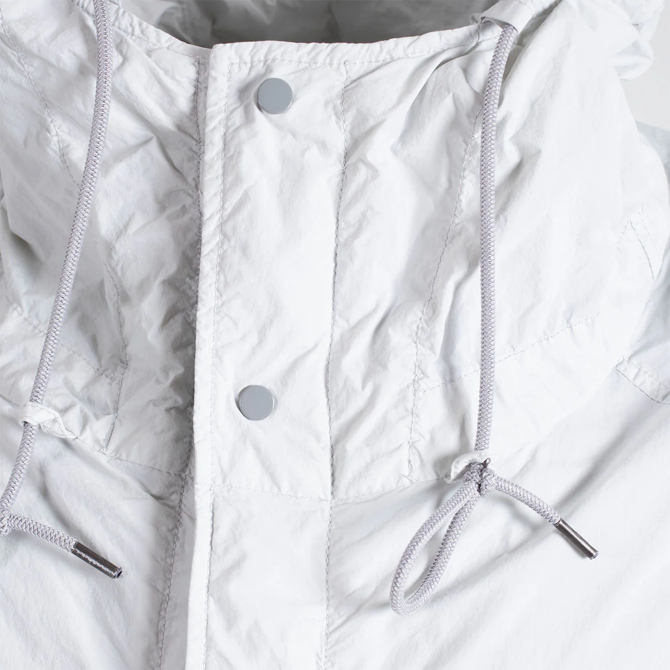 Ten C Hooded Mid Layer Grey Microchip - Image 3