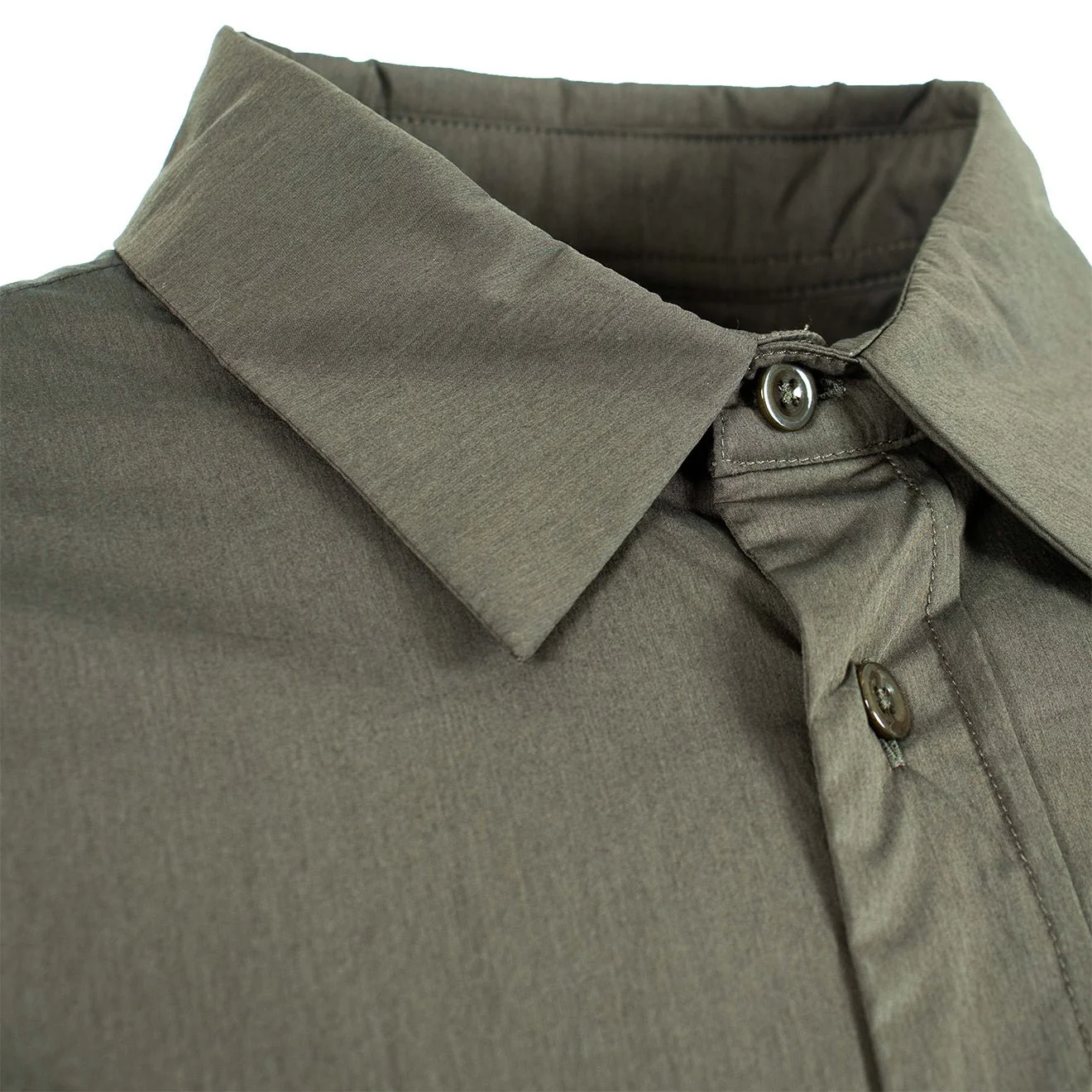 Ten C L/S Quited Camicia Imbottita Manica Shirt Green - Image 3