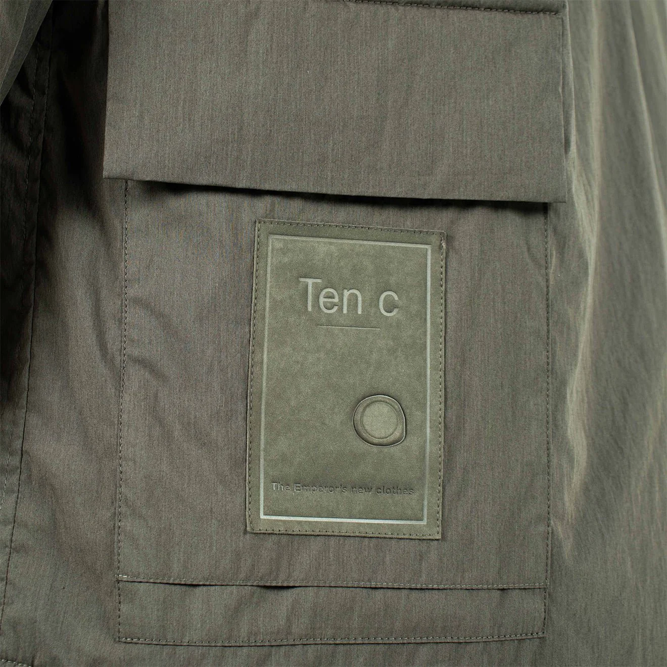 Ten C L/S Quited Camicia Imbottita Manica Shirt Green - Image 4