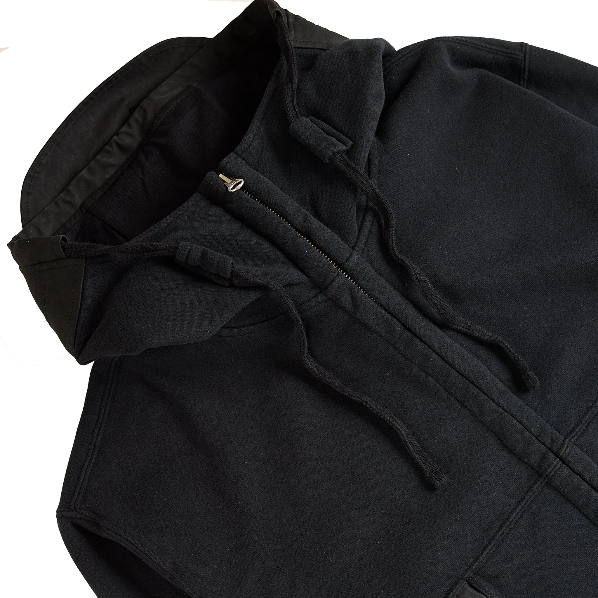 Ten C Open Hooded Sweatshirt Black - Image 3