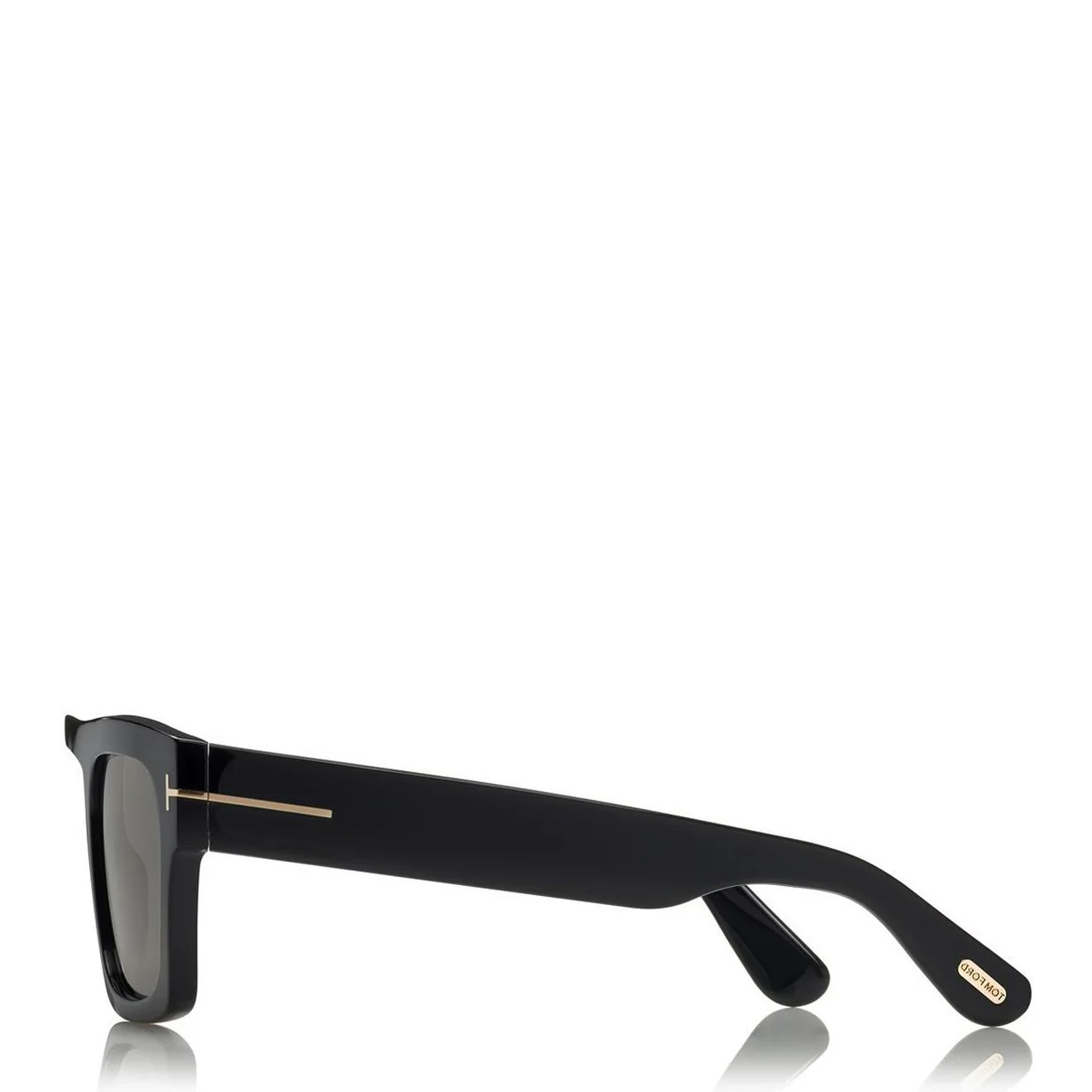 Tom Ford Fausto Sunglasses FT0711 01A 53 Black - Image 2