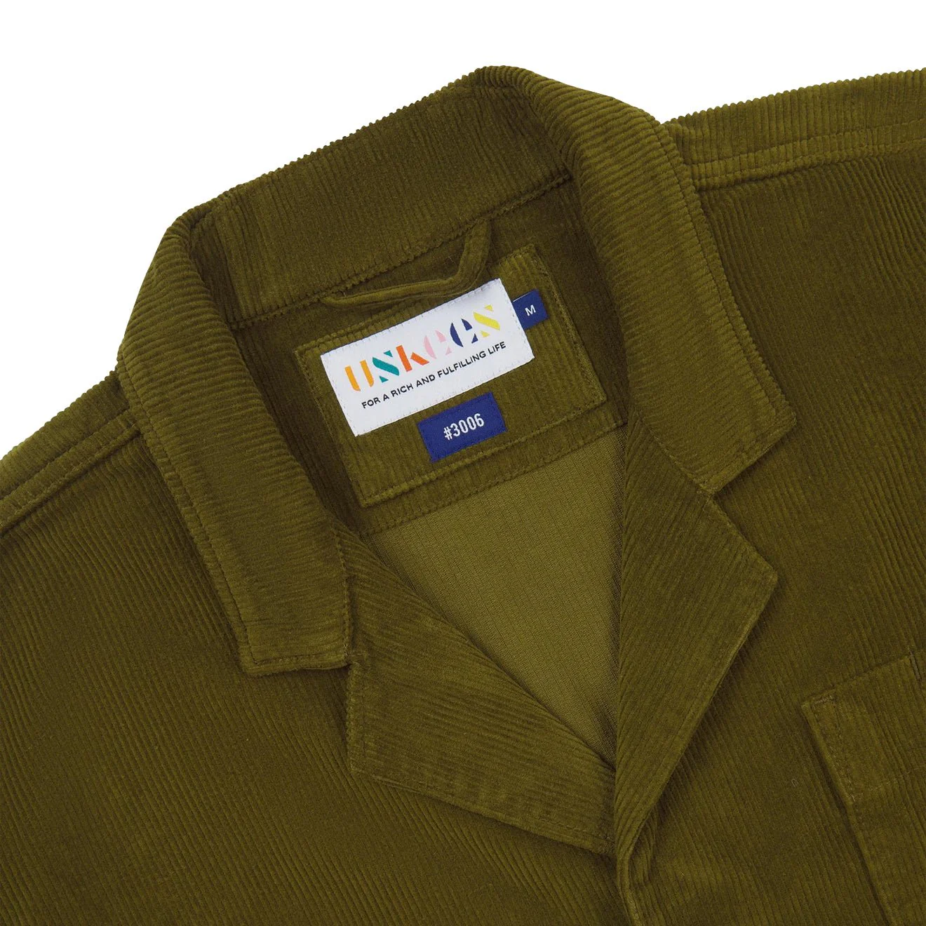 Uskees 3006 Cord Blazer Woodland Green - Image 3