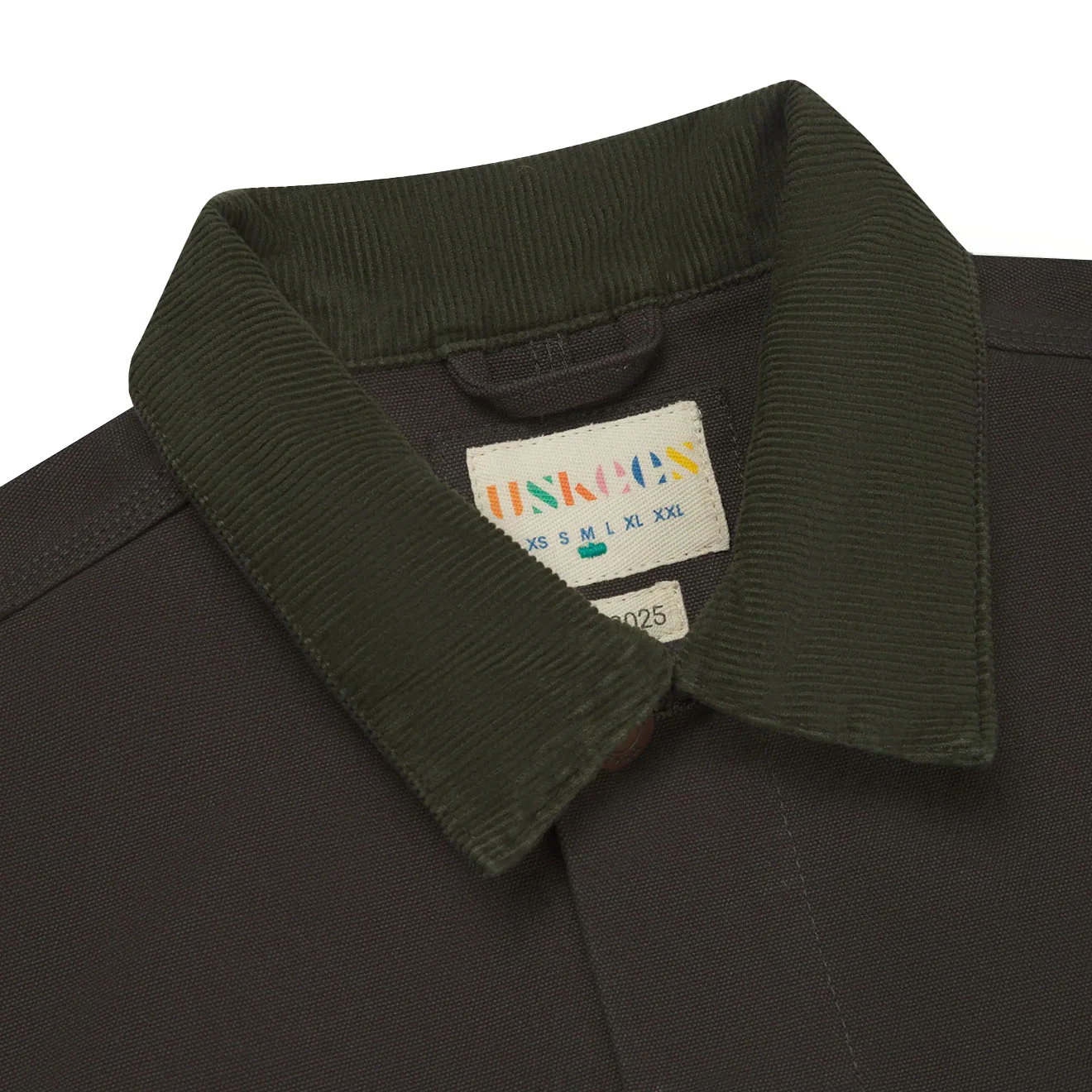 Uskees 3025 Canvas Chore Jacket Charcoal - Image 4