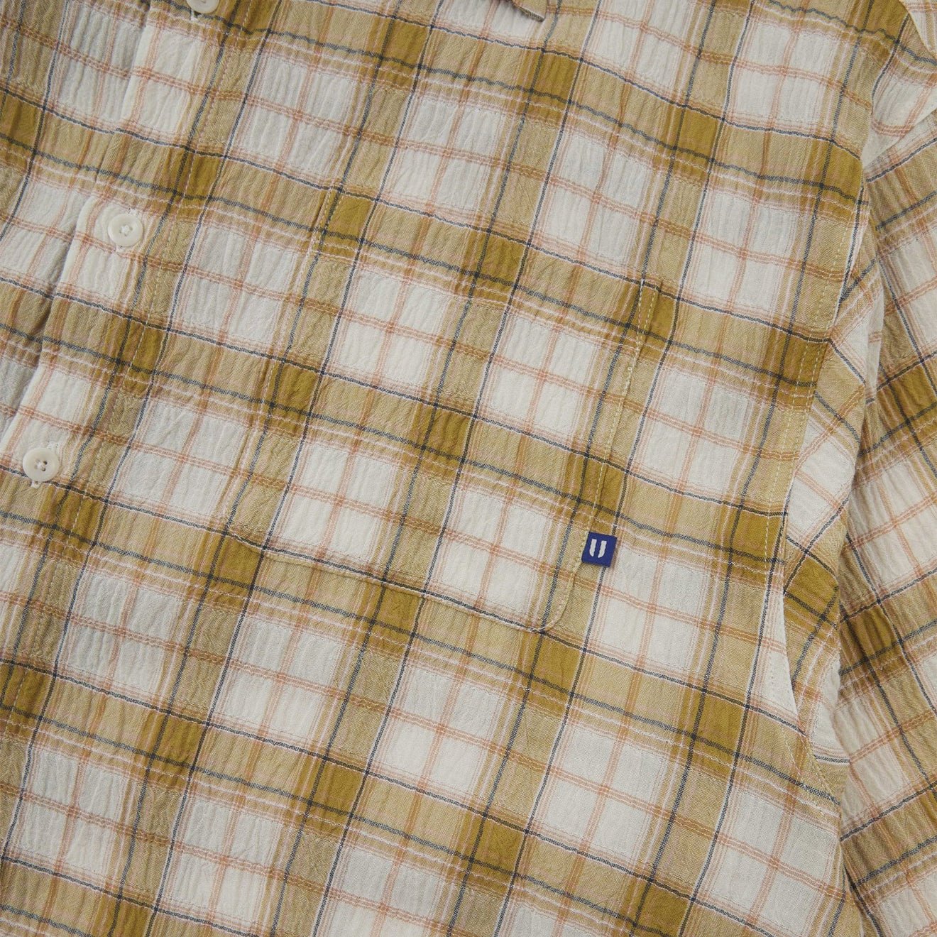Uskees 6011 Timber Leah Shirt Sand Pebble Plaid - Image 4