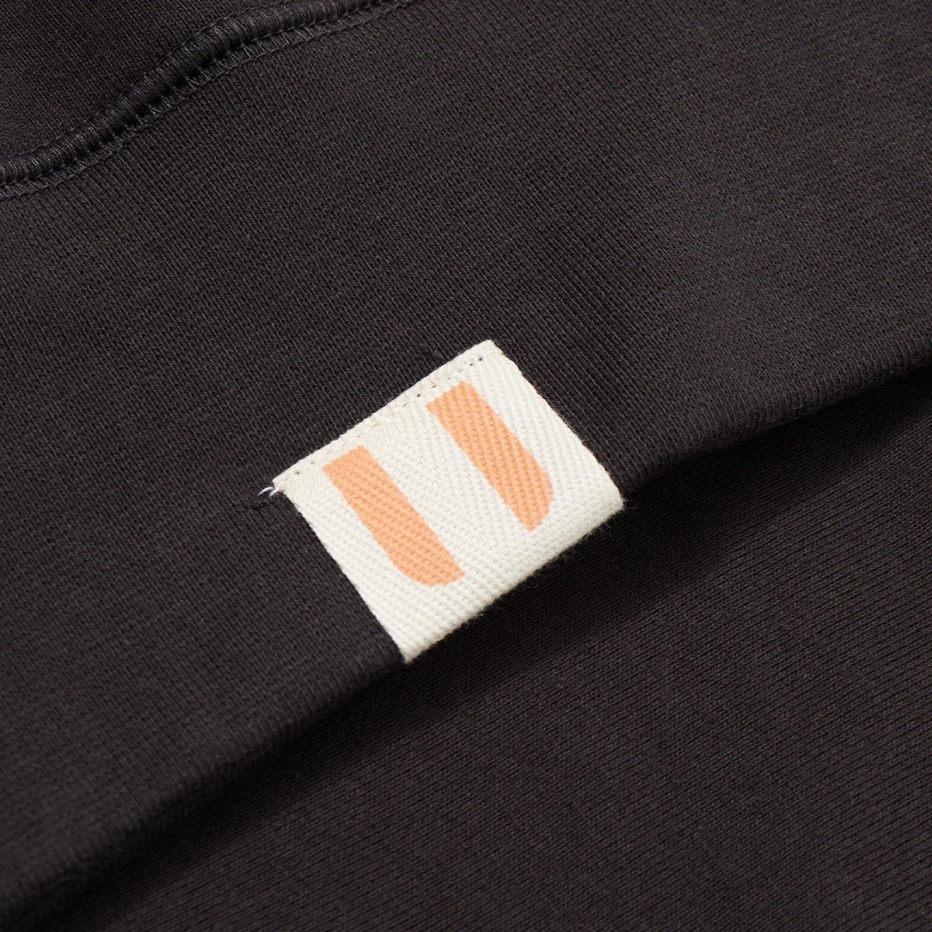 Uskees 7005 Hooded Sweatshirt Faded Black - Image 2