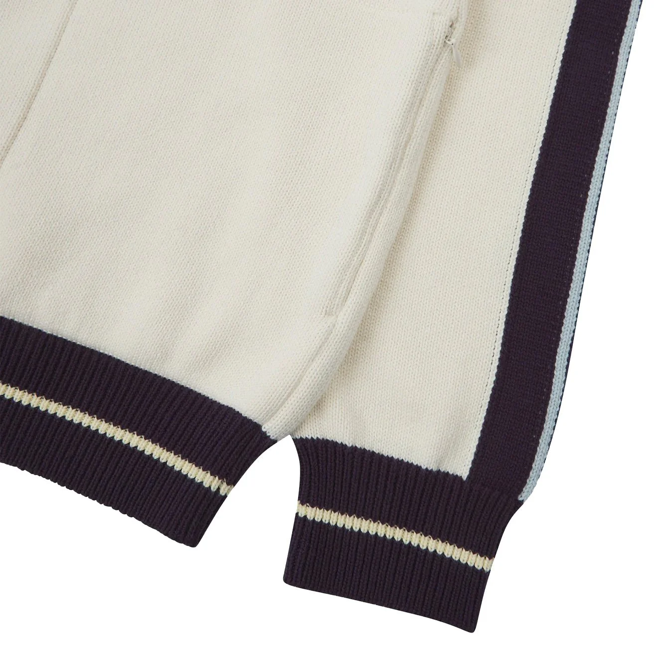 Uskees 7015 Racquet Club Track Top Cream - Image 4