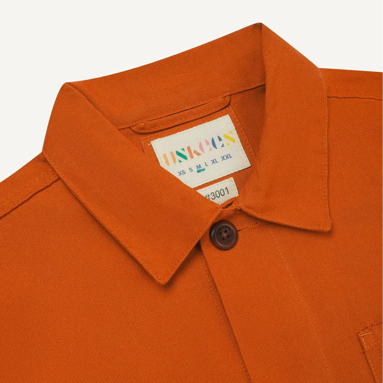 Uskees Buttoned Overshirt Gold - Image 3