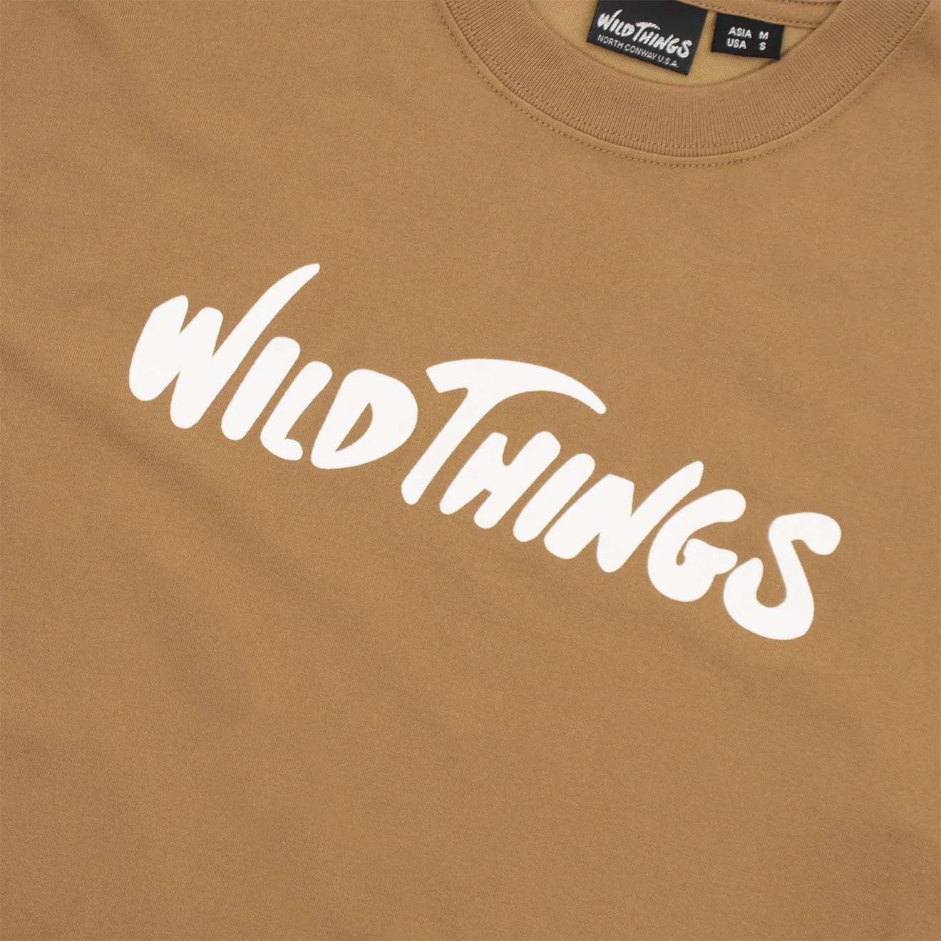 Wild Things Logo Tee Khaki - Image 3