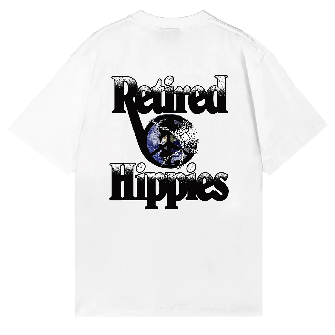 Woodensun Retired Hippies S/S Tee White - Image 2